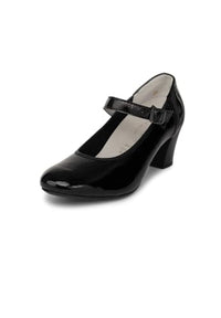 Thumbnail for VITAFORM Pumps Weite H - Pumps Damen Elegant mit Riemchen - Weiches Lack-Leder aus Italien - Absatzschuhe Damen schwarz 42 im Sale