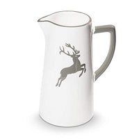 Thumbnail for GMUNDNER KERAMIK water jug ​​capacity: 1.2 liters gray deer tableware, handmade in Austria on sale