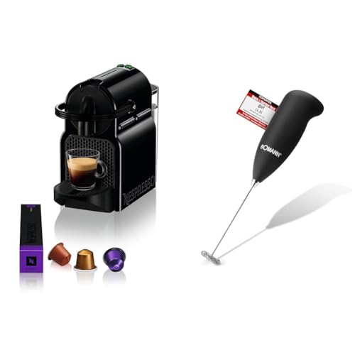 Nespresso De'Longhi EN 80.B Inissia, Hochdruckpumpe & Bomann elektrischer Milchaufschäumer im Sale
