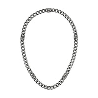 Thumbnail for BOSS Jewelry men's link necklace from the DOUBLE B ABSOLUTE collection made of stainless steel with double-B charms - 1580744 on sale