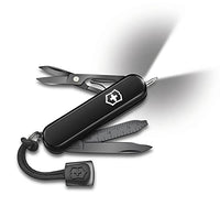 Thumbnail for Victorinox, Schweizer Taschenmesser, Signature Lite Onyx Black, Multitool, Swiss Army Knife mit 9 Funktionen, Klinge, Massstab, Schraubendreher im Sale