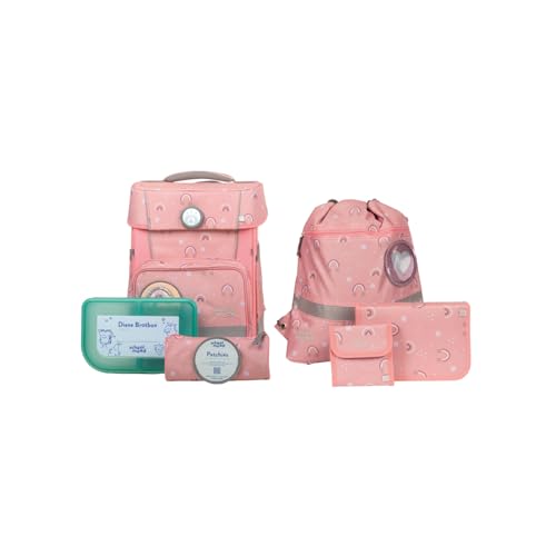 SCHOOL-MOOD School Mood Champion 7-piece school bag set Rainbow (Nordic Collection) [24-124] on sale
