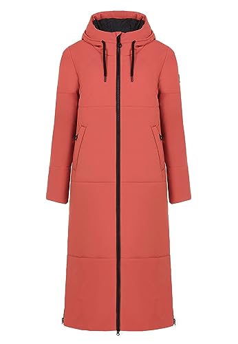 ELKLINE women's winter coat Beautiful | warm quilted coat padded long with side zip | water-repellent with hood | 2019070, on sale