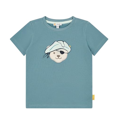 Steiff Jungen T-Shirts Kurzarm, Aligator Island, SURF Spray, 110 im Sale