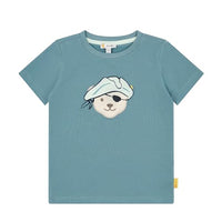 Thumbnail for Steiff Jungen T-Shirts Kurzarm, Aligator Island, SURF Spray, 110 im Sale