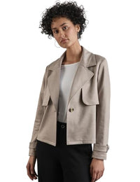 Thumbnail for STREET ONE Damen A212413 Kurzer Trenchcoat, Breezy Beige, EU im Sale