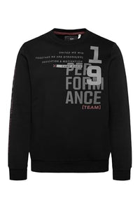 Thumbnail for Camp David Herren Sweatshirt mit Athleisure Prints Winter Red 4 im Sale