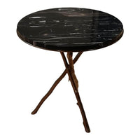 Thumbnail for Eichholtz Westchester Side Table with Black Marble Top and Metal Branch Frame... on Sale