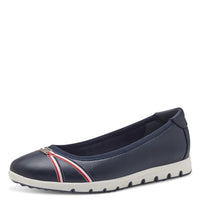 Thumbnail for s.Oliver Damen Ballerinas Flach Bequem, Weiß (White), EU im Sale
