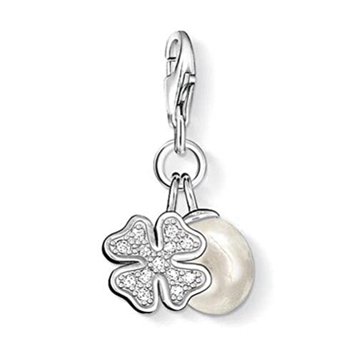 Thomas Sabo Damen Charm-Anhänger Schutzengel Herz Charm Club 925 Sterling Silber 0869-001-12 im Sale