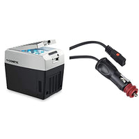 Thumbnail for DOMETIC TropiCool TCX 35 - portable electric cooler, 33 liters, 12/24 V and 230 V for car, gray & replacement cable for thermoelectric cooler for connection to the 12-volt socket (280 cm), black on sale