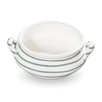 Thumbnail for GMUNDNER KERAMIK soup bowl capacity: 0.37 liters grey flamed tableware, handmade in Austria on sale