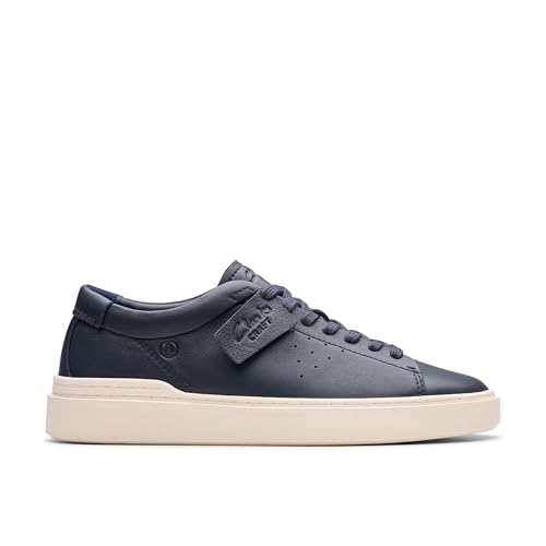 Clarks Herren Craft Swift Sneaker, Marineblau (Leder), EU im Sale
