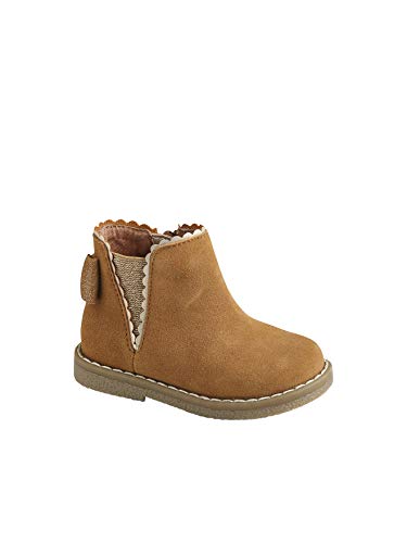 Vertbaudet Mädchen Baby Boots mit Dehneinsatz camelfarben 23 im Sale