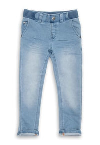Thumbnail for Sigikid Kinder Jeans mit Innen verstellbarem Schlupfbund aus elastischem RIPP, softe Sweat Denim-Qualität, bequeme Passform, für Mädchen und Jungen, im Sale