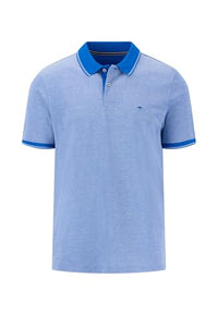 Thumbnail for FYNCH-HATTON piquè polo shirt in two-tone look Strong Blue/ on sale