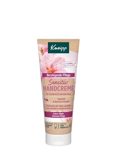 Kneipp Sensitiv Handcreme Mandelblüten Hautzart - Mandelöl, (1 x 75 ml) im Sale