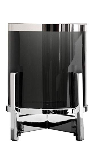 Fink Charles/Windlicht,Vern,Smoke,2tlg/H16,5,D14,5 im Sale
