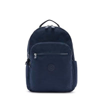 Thumbnail for Kipling SEOUL Large Backpack, Blue Bleu 2 (Blue) on Sale