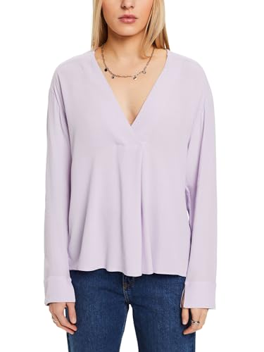 ESPRIT Damen 994ee1f304 Bluse, 570/Lavender, im Sale