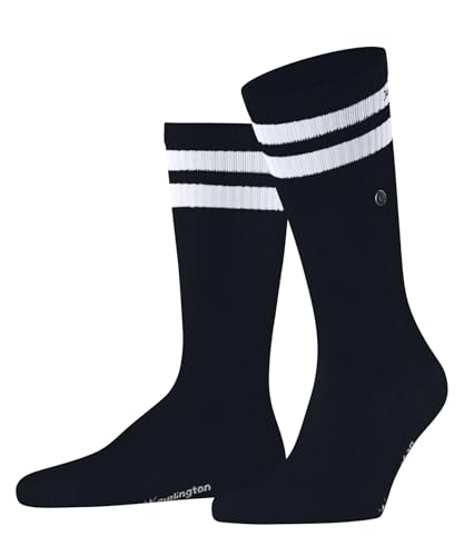 Burlington Herren Socken Court SO Baumwolle gemustert 1 Paar, Blau (Marine 6120), 40-46 im Sale