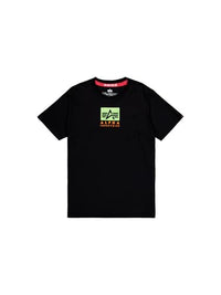Thumbnail for Alpha Industries Herren Satin Logo T, Black, im Sale