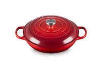 Thumbnail for Le Creuset Signature Cast Iron Gourmet Professional Pot, Round, Ø 30 cm, 3.5 l, Suitable for all hob types including induction, 5.555 kg, Oven Red, 21180300902430 on Sale