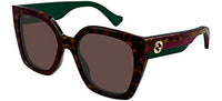 Thumbnail for GUCCI Womens GG1300S Sunglasses, Havana-Havana-Brown, 55 on sale