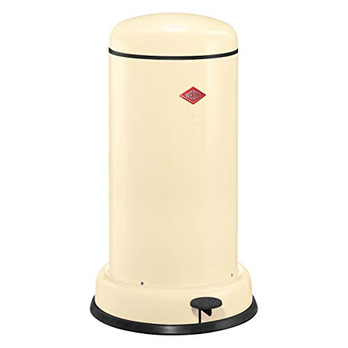Wesco 134 531-77 Baseboy waste bin with damper, stainless steel, 20 liters, H: 63.5 cm x Ø36.2 cm on sale