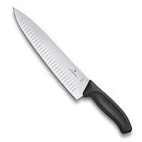 Thumbnail for Victorinox, Swiss Classic, professional carving knife, extra sharp blade, hollow ground, 25 cm, robust plastic handle, stainless steel, black on sale
