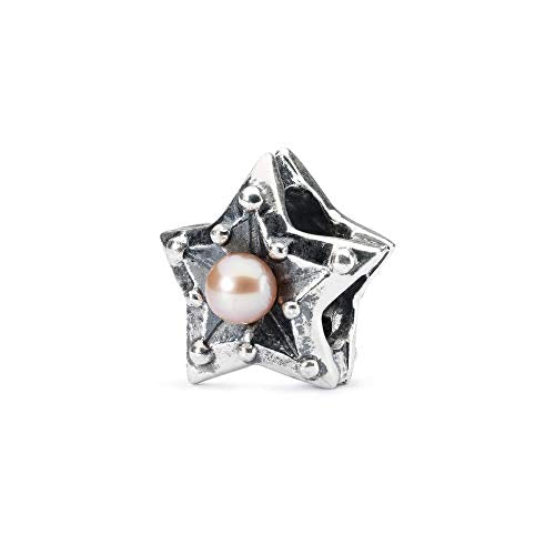 Trollbeads Damen-Bead Stern der Leidenschaft 925 Silber Perle rosa - TAGBE-00226 im Sale