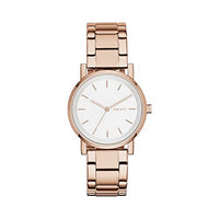 Thumbnail for DKNY Damenuhren Soho, Dreizeiger Uhrwerk, 34mm Rose Gold Edelstahlgehäuse mit Edelstahlarmband, NY2344 im Sale
