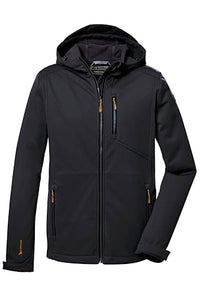 Thumbnail for killtec Herren Softshelljacke/Outdoorjacke mit abzippbarer Kapuze KOS 320 MN SFTSHLL JCKT, schwarz, M, 41544-000 im Sale