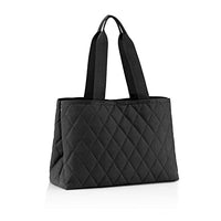 Thumbnail for reisenthel classic shopper rhombus black Spacious shopping bag and elegant handbag in one Made of water-repellent material on sale