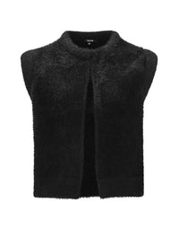 Thumbnail for OPUS Damen Weste | Weste DESTO Boxy Fit mit Kunstfell Black, im Sale