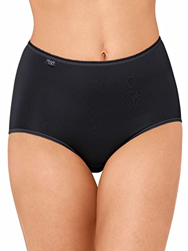 Sloggi Damen 24/7 Microfibre Maxi C3p Slip, Schwarz, 46 EU im Sale