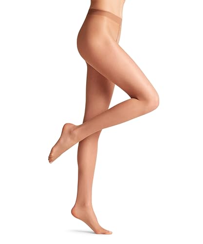 FALKE Damen Strumpfhose Seidenglatt 15 DEN W Ti transparent einfarbig 1 Stück, Schwarz Black 3009, M- im Sale