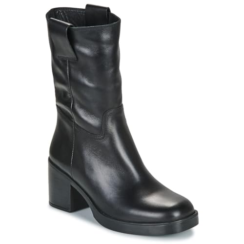 Unisa Damen Stiefeletten Schwarz Leder 40 im Sale