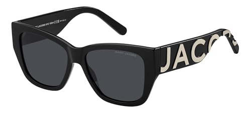 Marc Jacobs Unisex Marc 695/S 80s 55/16/145 Women's Sunglasses, 80S/2K Black White, 55 im Sale