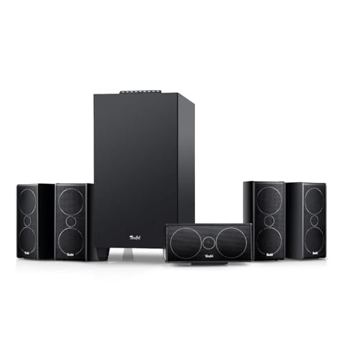 Teufel CONSONO 35 Concept - 5.1 Surround Sound System, Complete Home Cinema System with Integrated AV Receiver, Bluetooth, Dolby Audio, USB-C Sound Card Function, HDMI ARC CEC for Games, Movies, and Music on Sale