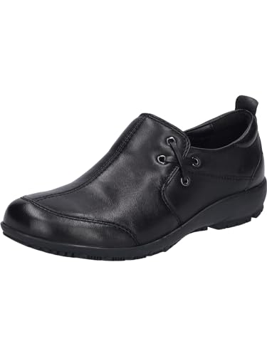 Josef Seibel Damen Slipper Charlotte 17, Frauen Slip On,Weite G (Normal),offener einschlupf,Mokassins,Halbschuhe,Slides,schwarz,39 EU im Sale
