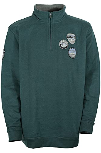 Kitaro Sweatshirt Sweattroyer Herren Baumwolle, Farbe:rot, Herrengrößen:3 im Sale