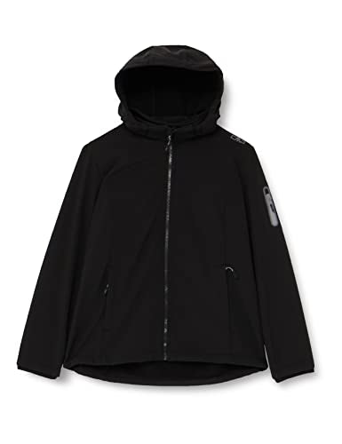 CMP - Damen-Softshelljacke mit abnehmbarer Kapuze, Schwarz, D46 im Sale