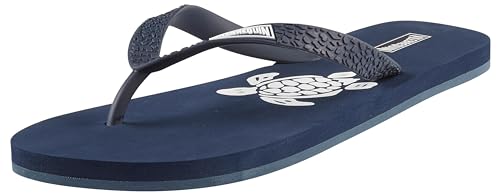 Vilebrequin Herren Flipflop Turtle, Marine 2
