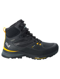 Thumbnail for Jack Wolfskin Herren Force Trekker Texapore Mid M, Black / Burly Yellow Xt, EU im Sale