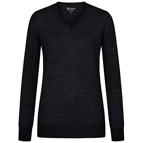 GIESSWEIN Merino Sweater Women's Light V Neck - 100% finest Merino lambswool, elegant knitted sweater for women, thin wool sweaters for women autumn &amp; winter on sale