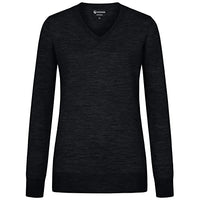 Thumbnail for GIESSWEIN Merino Sweater Women's Light V Neck - 100% finest Merino lambswool, elegant knitted sweater for women, thin wool sweaters for women autumn & winter on sale