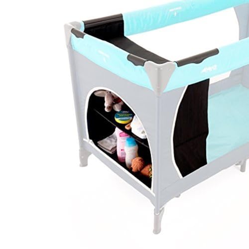 hauck Aufbewahrungsfächer für Reisebett 120 x 60 cm / Schwarz im Sale