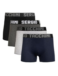 Thumbnail for Sergio Tacchini Men's Boxer Shorts 4pk black (Multi) on Sale