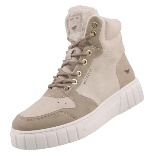 MUSTANG Damen Stiefelette Ivory im Sale